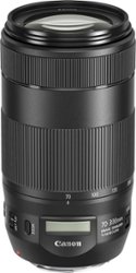 Canon - EF70-300 IS II USM Telephoto Zoom Lens for DSLR Cameras - black - Front_Zoom