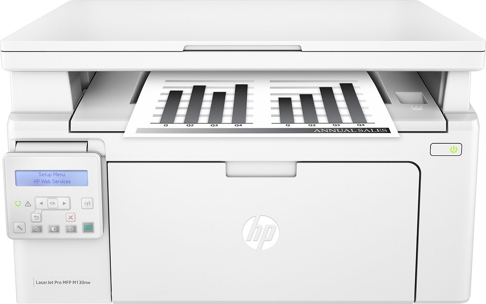 HP LaserJet Pro M28w All-in-One Printer With Print/Scan/Copy/Wi-Fi Function  White KSA