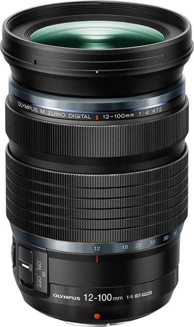 Olympus M.Zuiko Digital ED 12-100mm f4.0 PRO Telephoto Zoom Lens Black  V314080BU000 - Best Buy