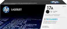Front. HP - 17A Toner Cartridge - Black.