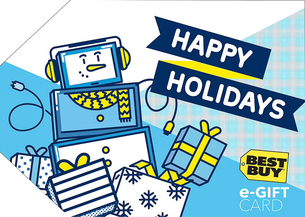 Best Buy: Best Buy® $75 Happy Holidays Tech Snowman Gift Card 4987302