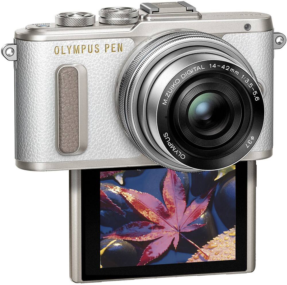 Best Buy: Olympus E-PL8 Mirrorless Camera with 14-42mm Lens White