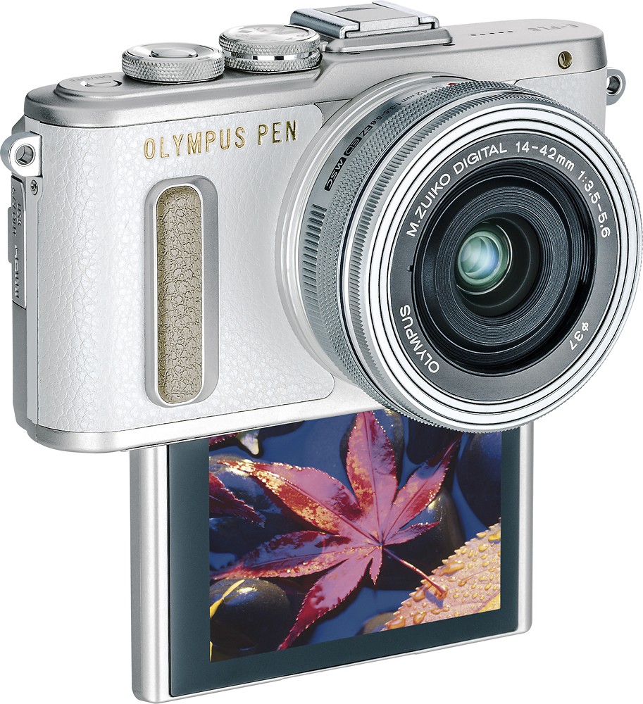 カメラ デジタルカメラ Best Buy: Olympus E-PL8 Mirrorless Camera with 14-42mm Lens White 
