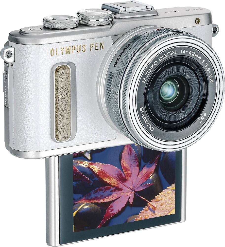 Best Buy: Olympus E-PL8 Mirrorless Camera with 14-42mm Lens White