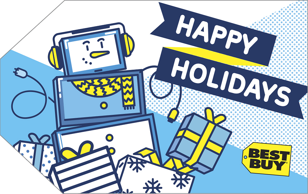 Best Buy: Best Buy® $200 Happy Holidays Tech Snowman Gift Card 4987302