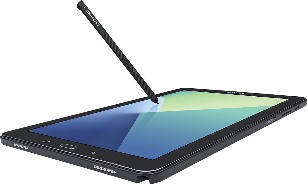 Vergelijking spoor Het is de bedoeling dat Best Buy: Samsung Galaxy Tab A (2016) 10.1" 16GB with S Pen Black  SM-P580NZKAXAR