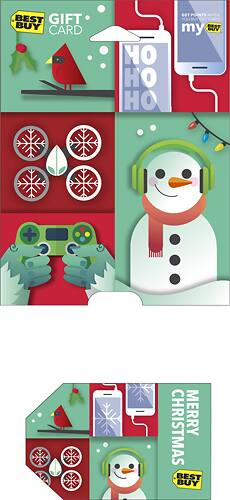  Best Buy - $20 Christmas Collage Gift Card