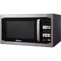 Magic Chef - 1.6 Cu. Ft. Full-Size Microwave - Stainless Steel