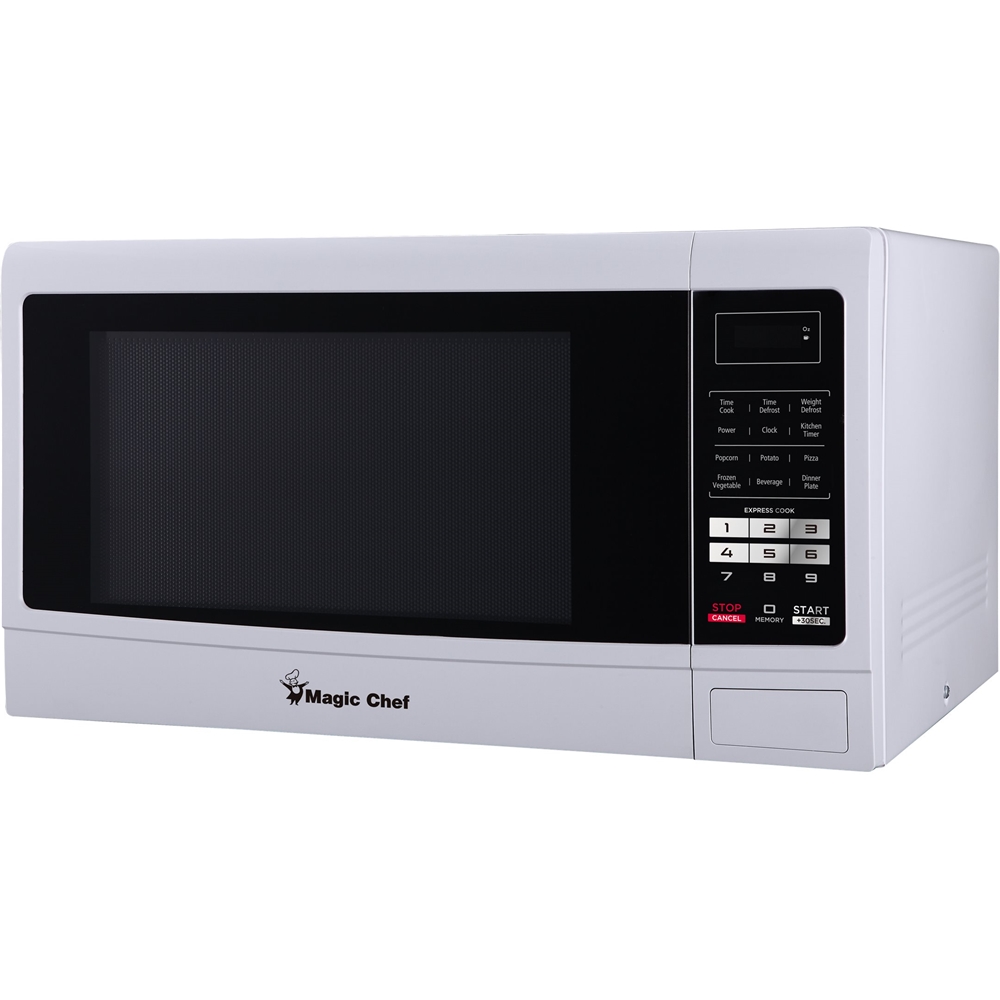 Best Buy: Magic Chef 1.6 Cu. Ft. Full-Size Microwave Classic White MCM1611W