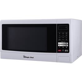 Magic Chef - 1.6 Cu. Ft. Full-Size Microwave - Classic White