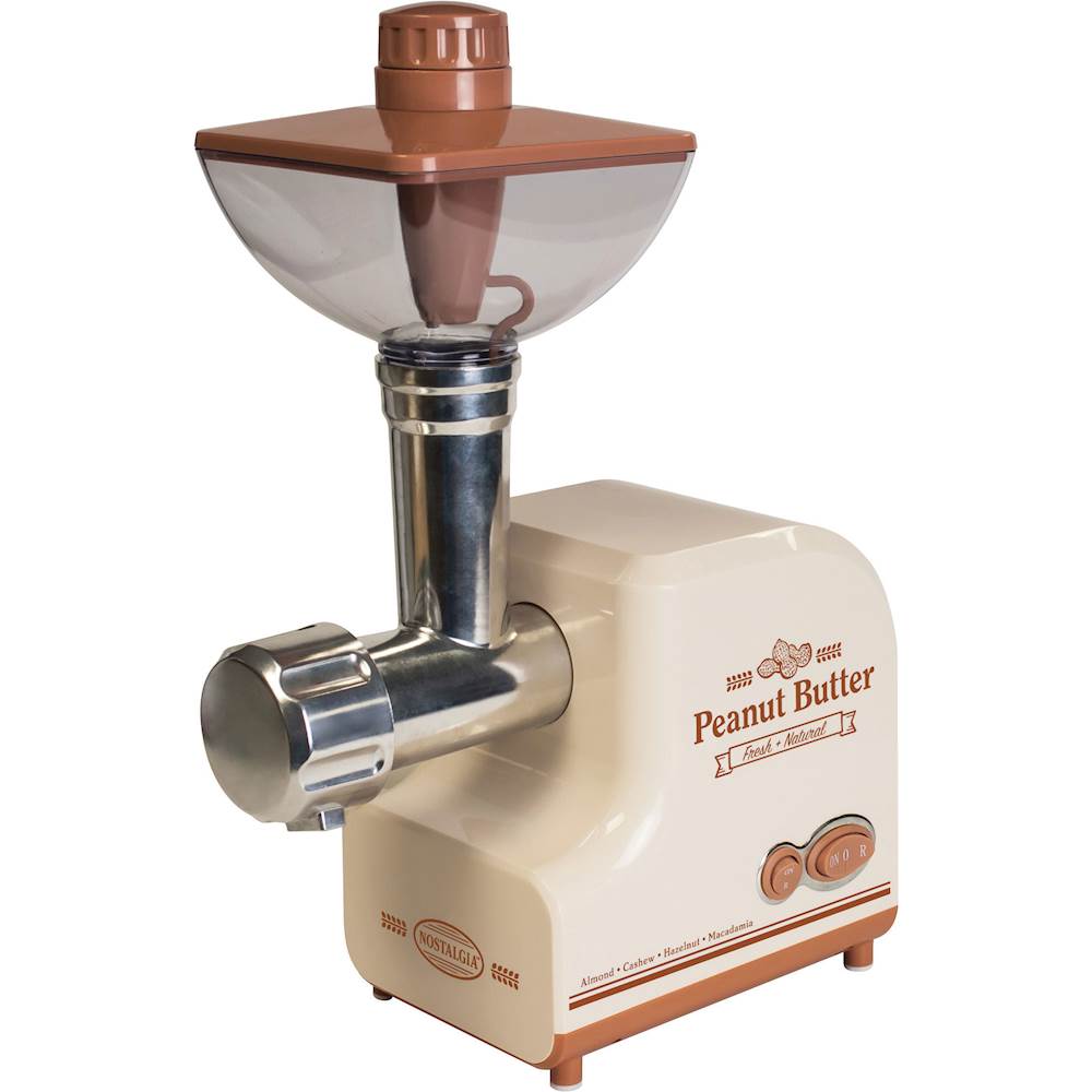 Best Buy: Nostalgia Professional Peanut & Nut Butter Maker Cream/Brown  PBM500