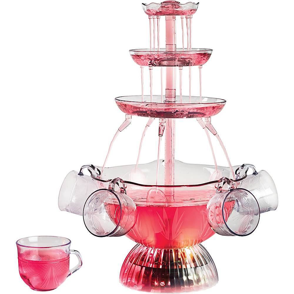 Front. Nostalgia - Vintage Collection Lighted Party Fountain - Clear.