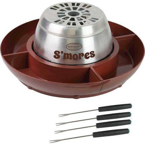 Nostalgia - Electric S'mores Maker - Brown - Larger Front