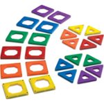 Front Zoom. Discovery Kids - Magnetic Tile Set - Multi Colored.