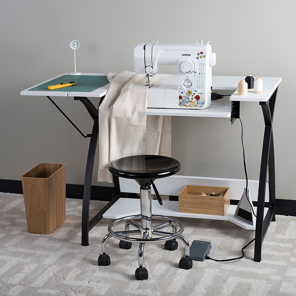 Best Buy: Studio Designs Sew Ready Comet Sewing/Workstation Table White  13332