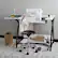 Alt View Zoom 21. Studio Designs - Sew Ready Comet Sewing/Workstation Table - White.