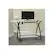 Left. Studio Designs - Sew Ready Comet Sewing/Workstation Table - White.