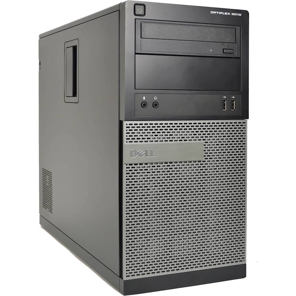 Angle View: Dell - Refurbished OptiPlex Desktop - Intel Core i5 - 8GB Memory - 500GB Hard Drive - Black