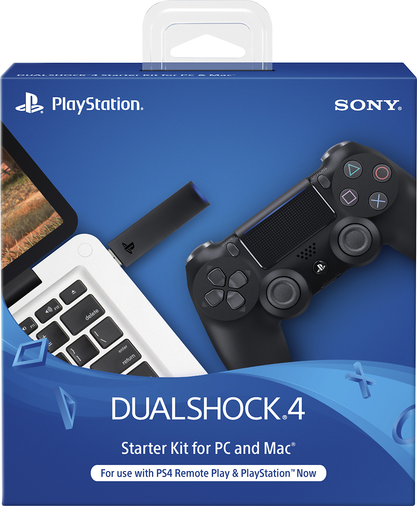 Best Buy: Sony DualShock 4 Wireless Controller Starter Kit for PlayStation Black 3002038