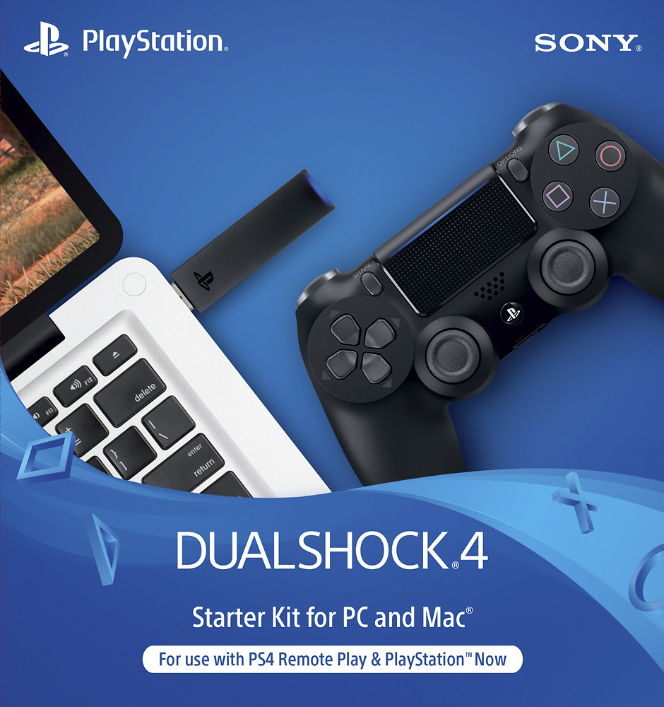 calorie kreupel desinfecteren Sony DualShock 4 Wireless Controller Starter Kit for PlayStation 4 Black  3002038 - Best Buy