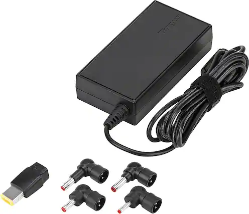 Front. Targus - Universal 90W Power Adapter Universal - Black.