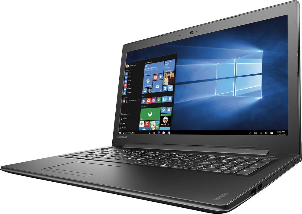 Left. Lenovo - 310-15IKB 15.6" Laptop - Intel Core i7 - 8GB Memory - 1TB Hard Drive - Black texture.