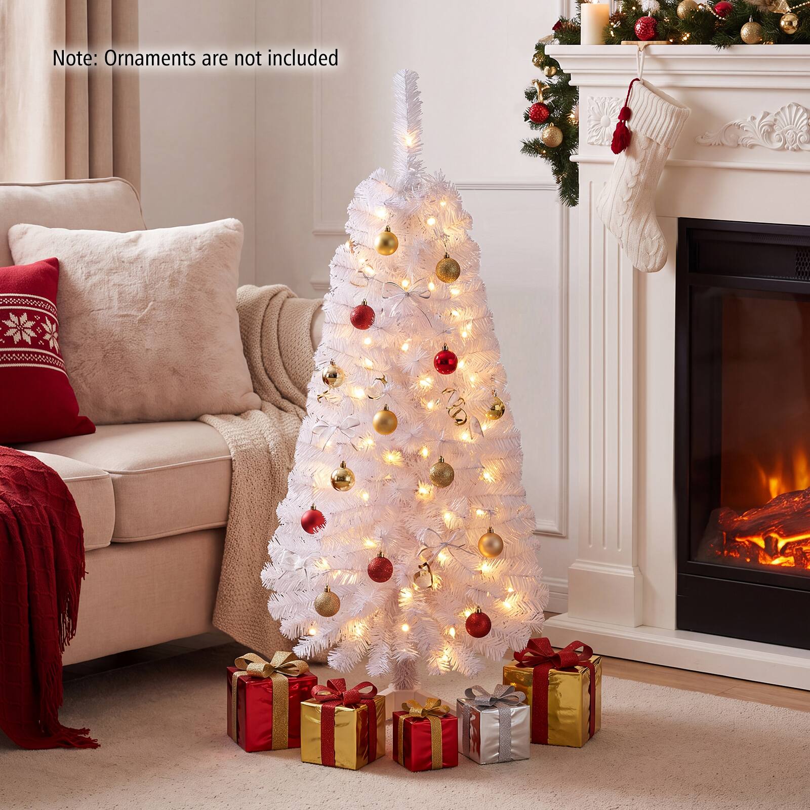 Note: Ornaments are not included