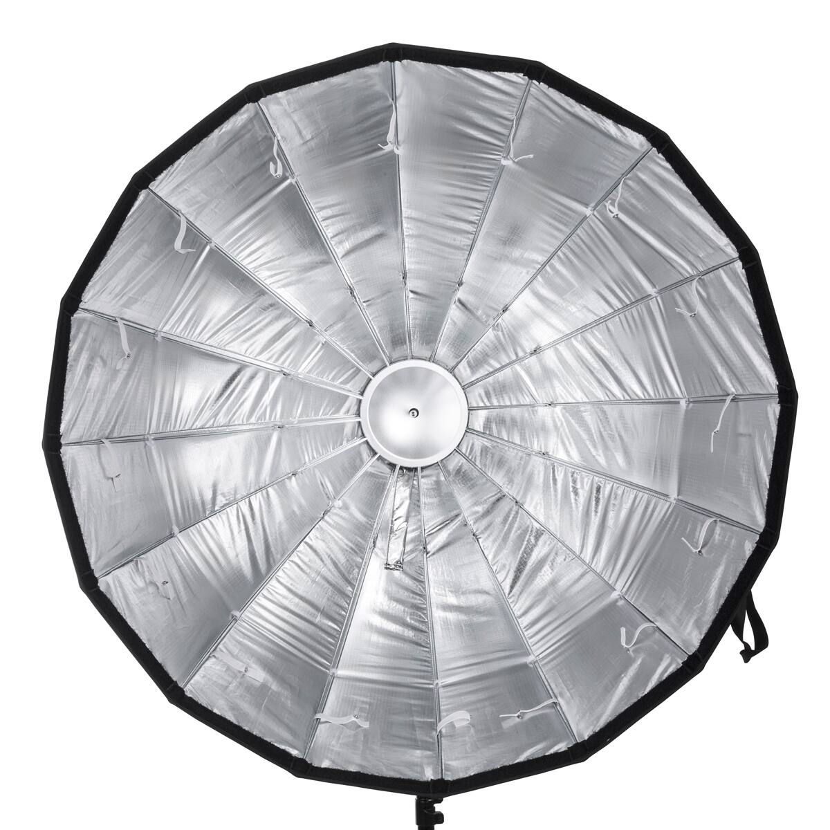 Alt View 9. Flashpoint - Flashpoint XPLOR 600 R2 Manual HSS Battery-Powered Outdoor Flash, Bundle with Glow EZ Lock 28" Deep Parabolic Softbox.