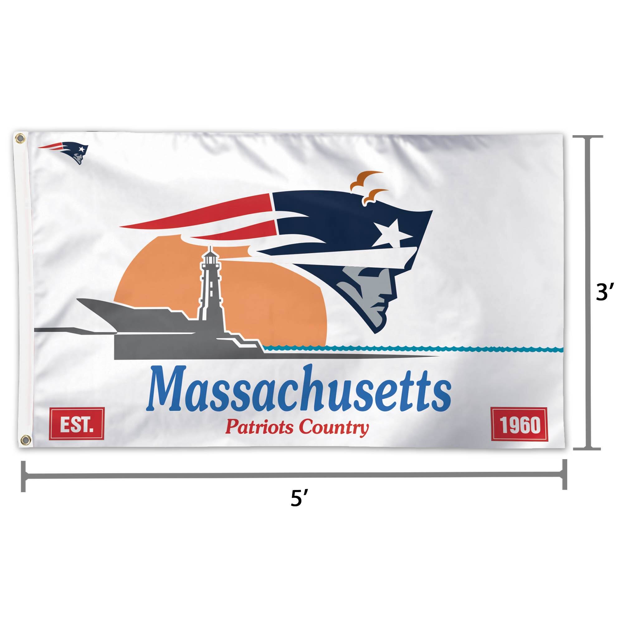 Massachusetts  
Patriots Country  

EST. 1960