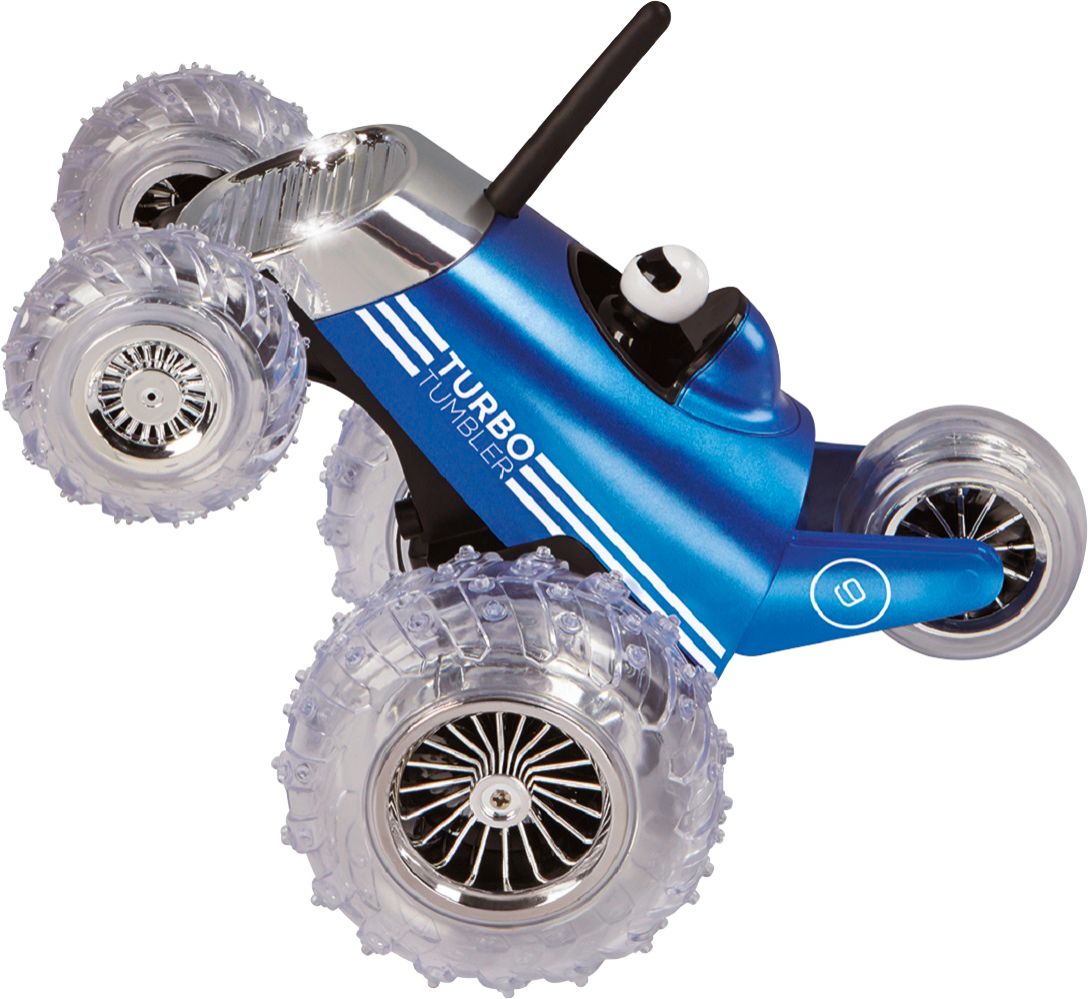 Best Buy: Black Series Toy RC Monster Spinning Car Turbo Tumbler Blue  2903069