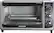 Front. Black & Decker - 6-Slice Toaster Oven - Black.