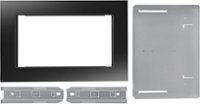 Front Zoom. Whirlpool - 30" Trim Kit for Microwaves - Black.