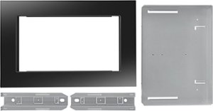 Whirlpool - 30" Trim Kit for Microwaves - Black - Front_Zoom