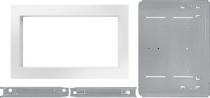 27" Trim Kit for KitchenAid KCMS2255B Microwave - White - Front_Zoom