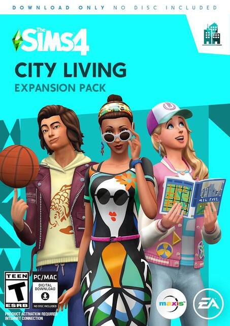  The Sims 4 Get Famous Expansion Pack (DOWNLOAD CODE IN A BOX)  PC : Video Games