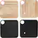 Angle. Insignia™ - Skins for Tile Mate (4-Pack) - Black and Brown.