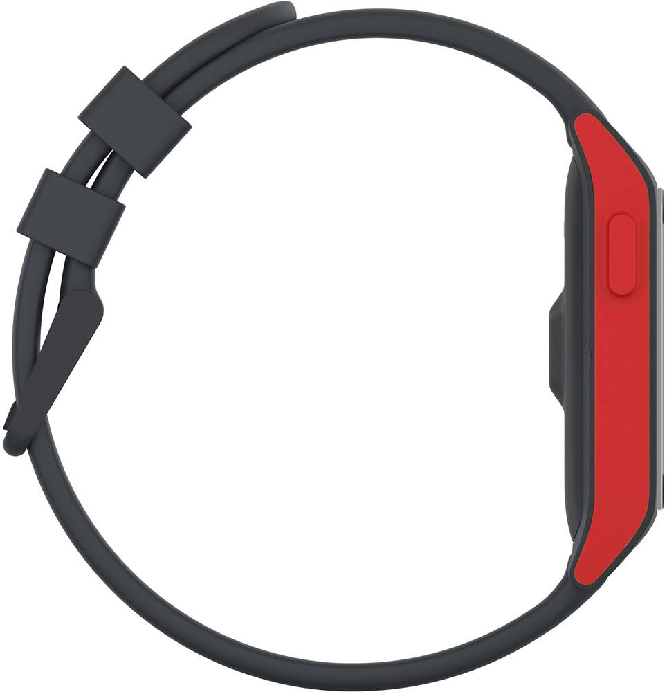 Best Buy: Pebble 2 + Heart Rate Smartwatch Polycarbonate Black/Red 1002 ...