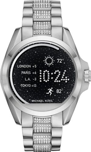 UPC 796483274112 Bradshaw Access Stainless Steel Crystal Pave Smartwatch MKT5000 upcitemdb