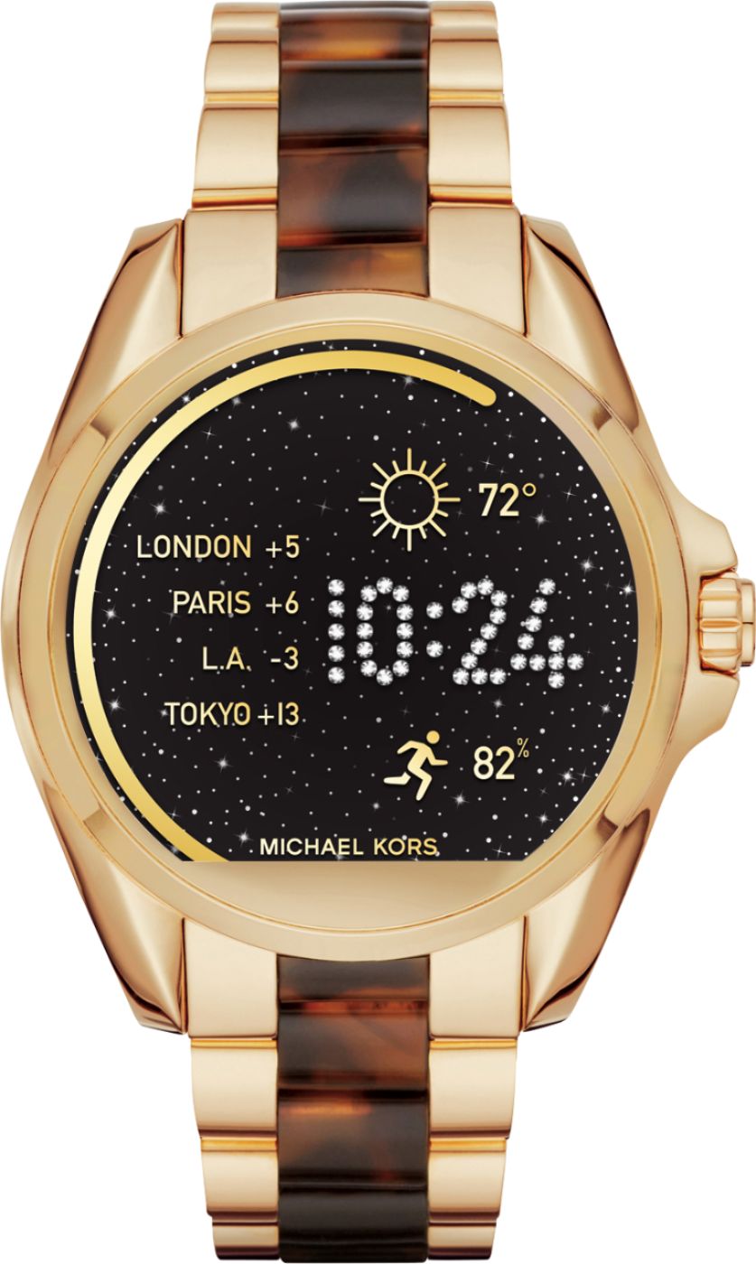 Best Buy: Michael Kors Access Bradshaw Smartwatch  Stainless Steel  Gold MKT5003