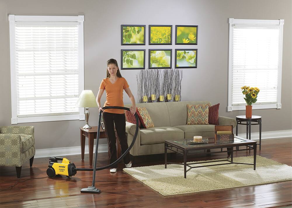 Alt View 12. Eureka - Mighty Mite Canister Vacuum - Yellow.
