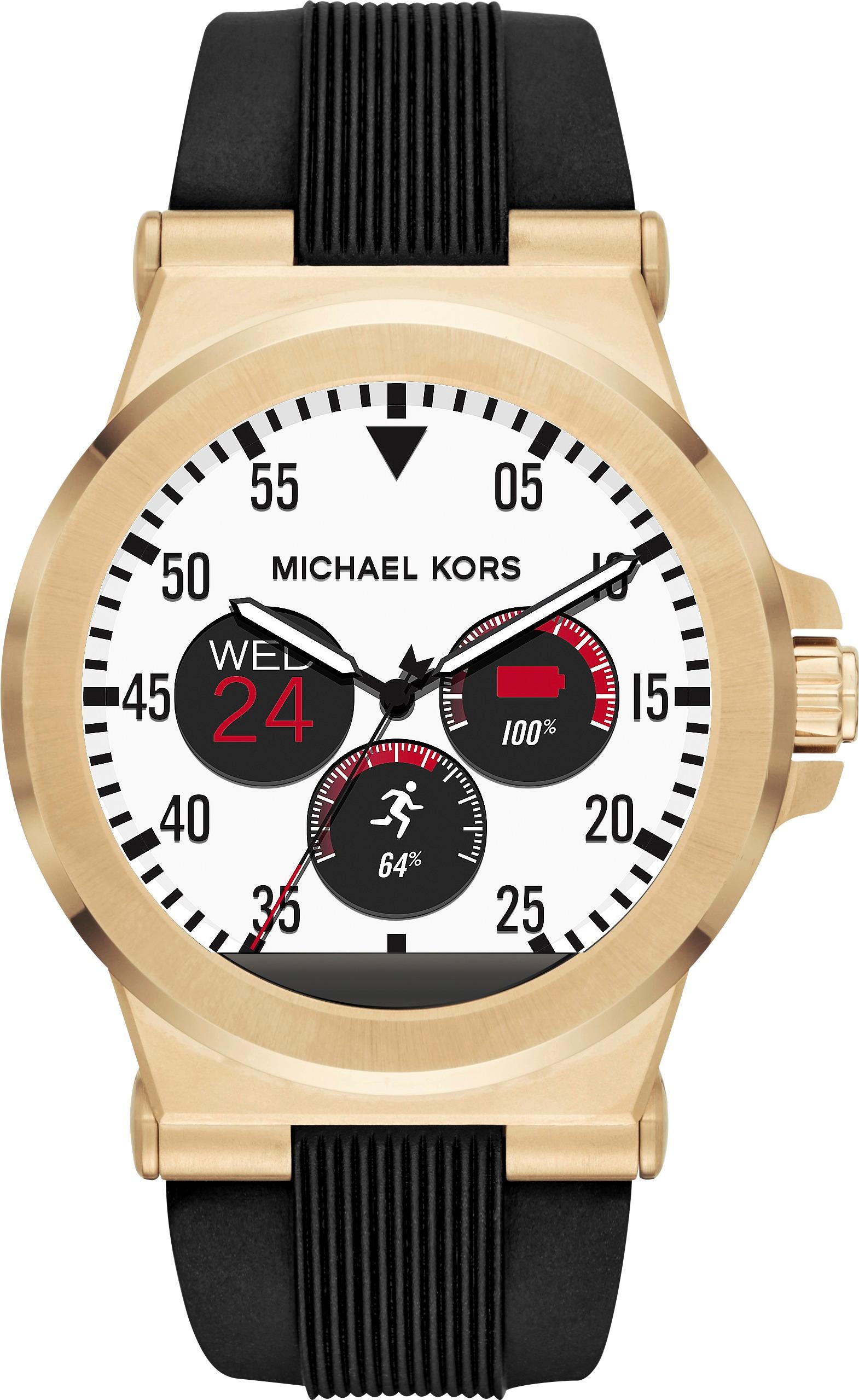 Best Buy: Michael Kors Access Dylan Smartwatch 46mm Stainless Steel  Gold-tone Stainless Steel MKT5009