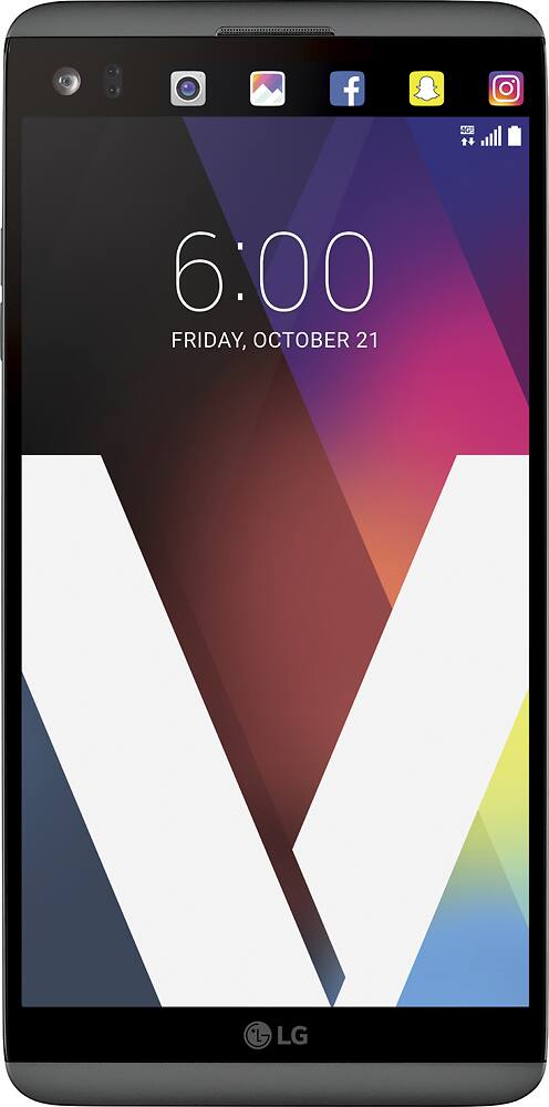 Best Buy Lg V20 With 64gb Memory Cell Phone Titan Gray At T 6505a