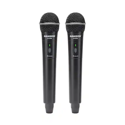 Front. Samson - Stage Wireless Microphone System - Black.