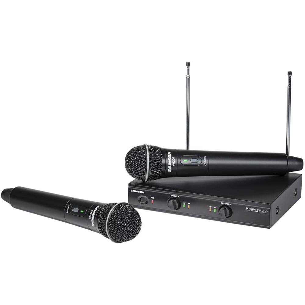 Alt View 11. Samson - Stage Wireless Microphone System - Black.