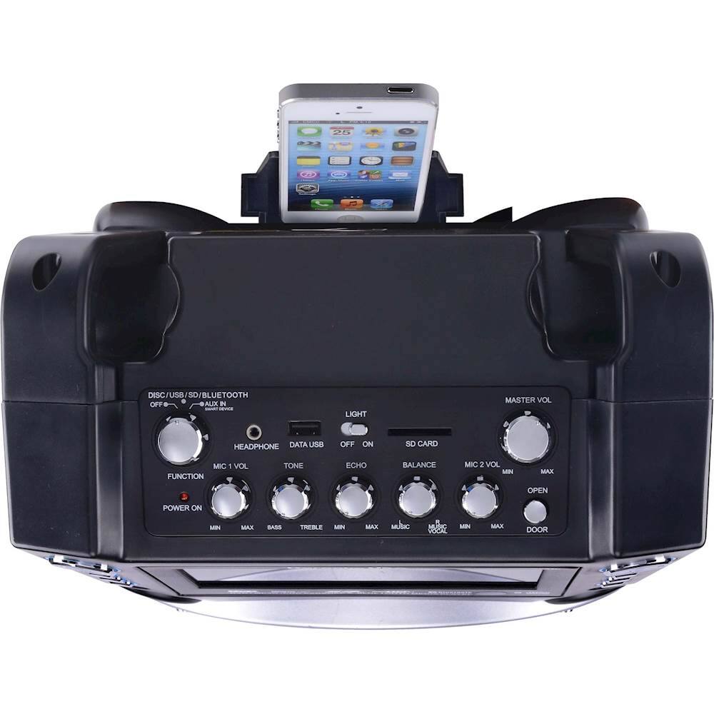 Best Buy Karaoke USA MP3 Karaoke System Black GF842