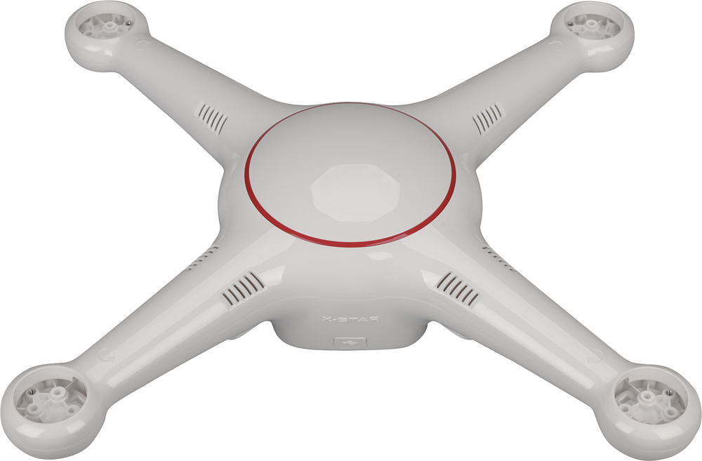 Left View: Autel Robotics - Drone Shells and Landing Gear for X-Star Series - White