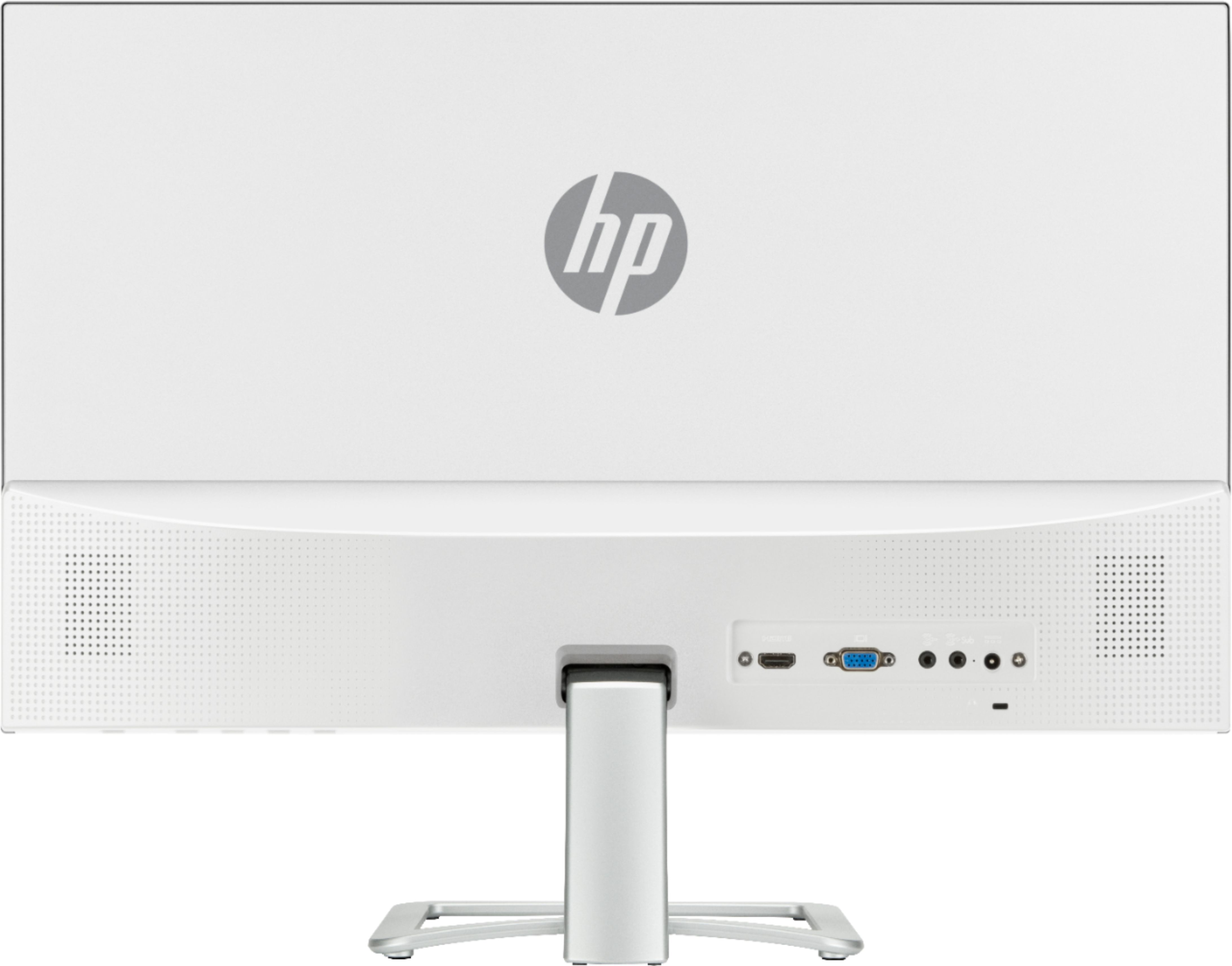 Back View: HP - 24ea 23.8" IPS LED Full HD Monitor (VGA, HDMI) - Silver