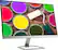 Left. HP - 24ea 23.8" IPS LED Full HD Monitor (VGA, HDMI) - Silver.