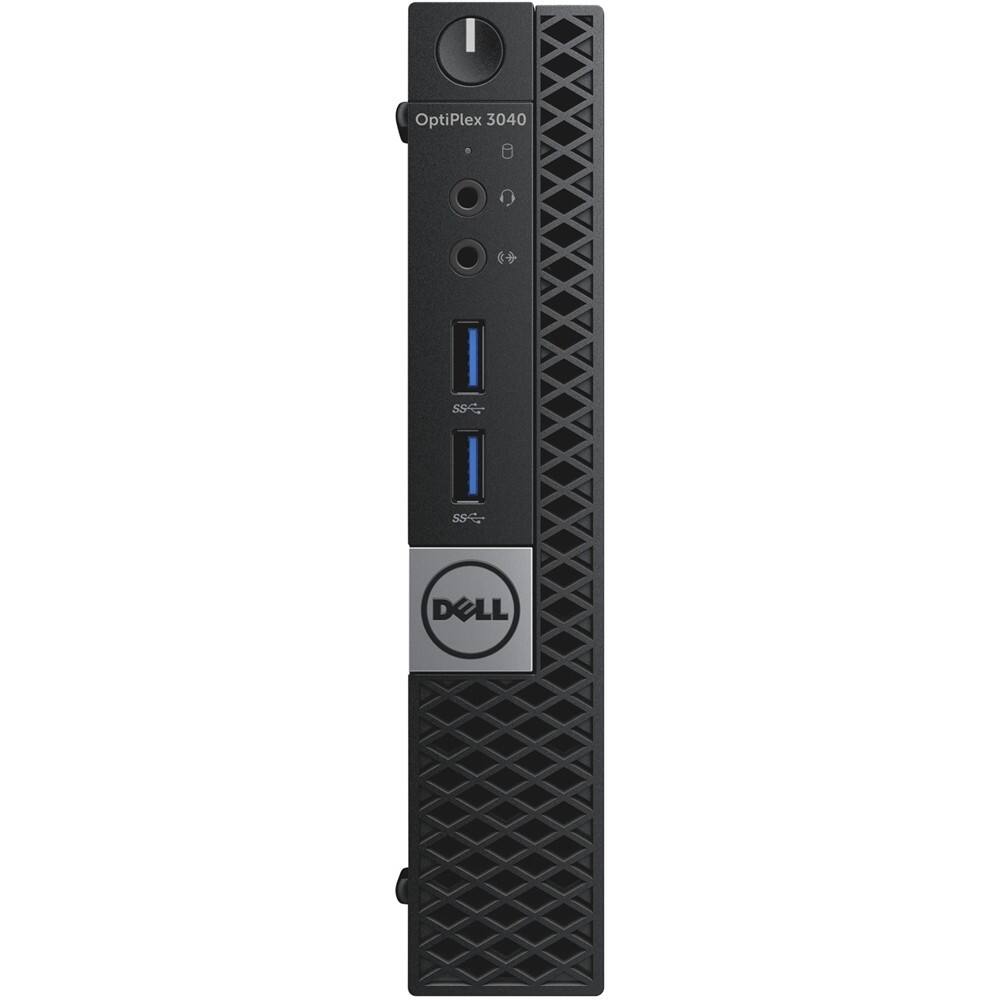 Front. Dell - OptiPlex Desktop - Intel Core i5 - 8GB Memory - 256GB Solid State Drive - Black.