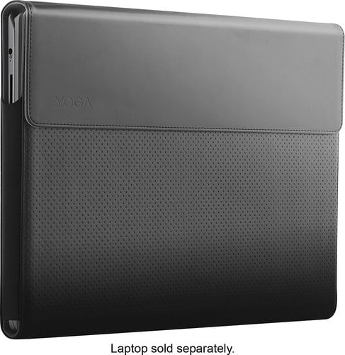 Lenovo - Laptop Sleeve - Black - Larger Front